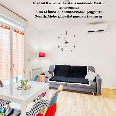 T2 Ds Villa-Terrasse-Clim-Pkg-Meet- Zenith-Odyssud Toulouse Eksteriør billede